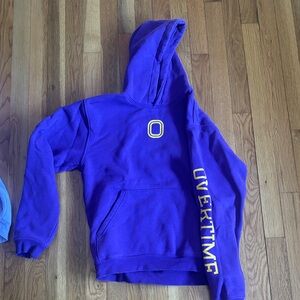 Purple Overtime Kids Hoodie